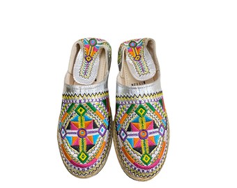 Babuchas de piel suave para mujer - Hechas a mano en Marruecos - Zapatillas boho chic - Regalo minimalista - Babucha de mujer