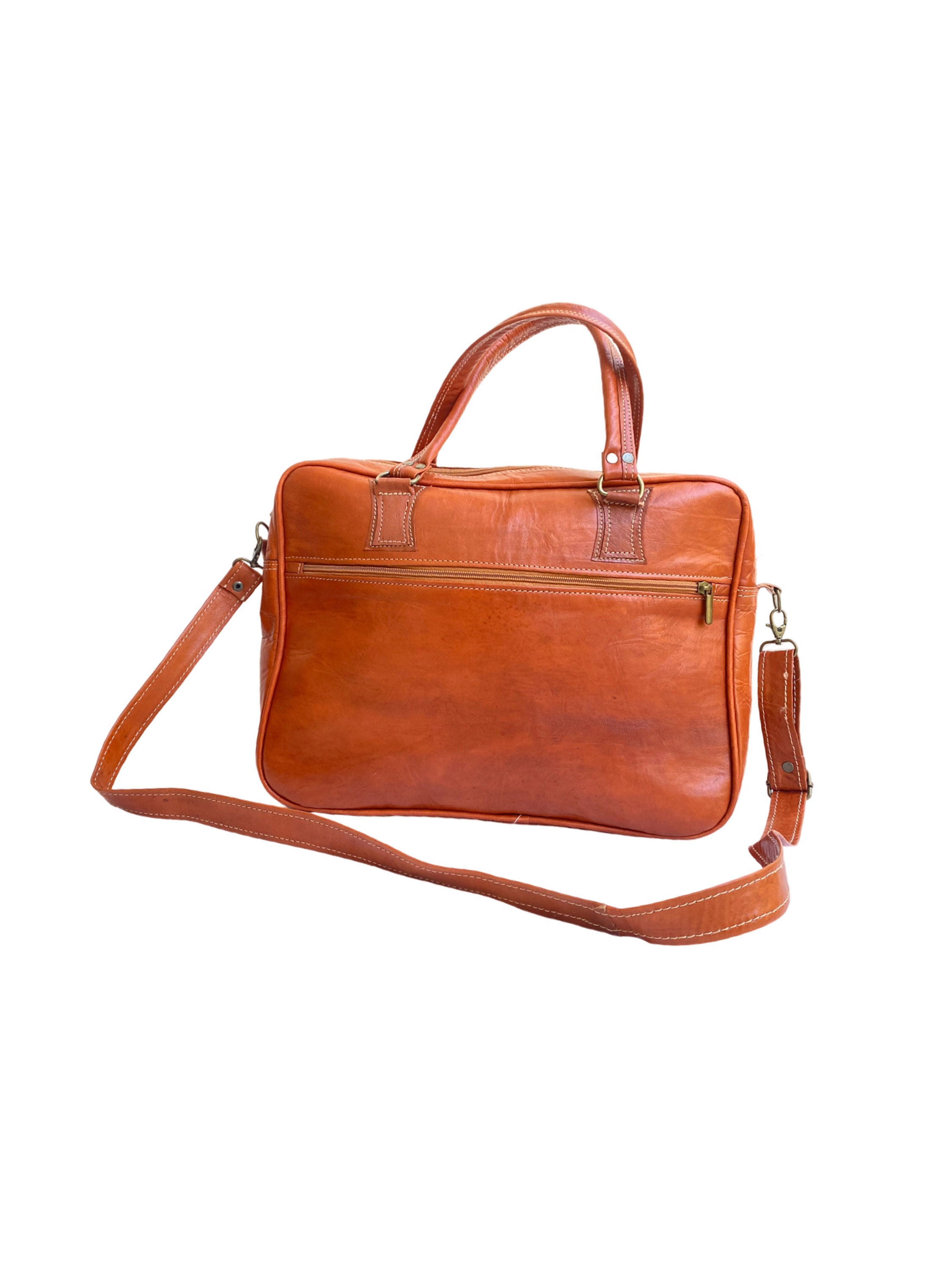 High-end Professional Leather Goods - Aged Leather Bag