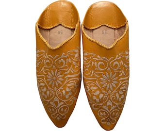 Babuchas de mujer Forro de seda Estilo marroquí Para bodas o