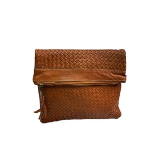 Cartera de mujer de piel auténtica - Hecha a mano en Marruecos, estilo clásico y elegante con múltiples compartimentos y cierre resistente