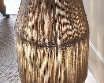 Lampe en jute