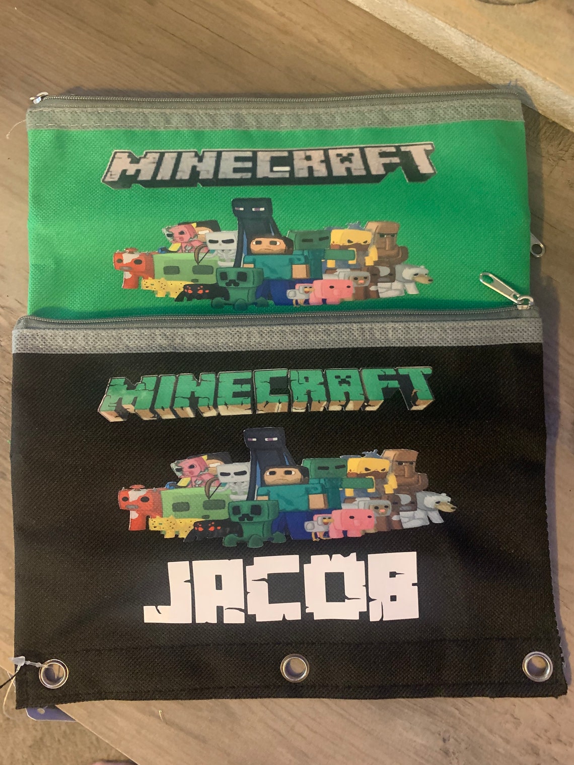 Personalized Minecraft pencil pouch Etsy
