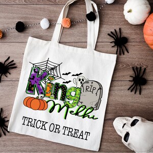 Personalized trick or treat bags