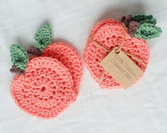 Knitted Coasters Etsy
