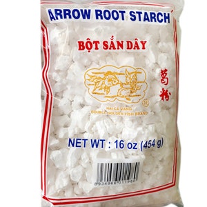 Arrow Root Starch Bot San Day Arrowroot Flour, 17.6 Ounce (500 Gram) Reclosable