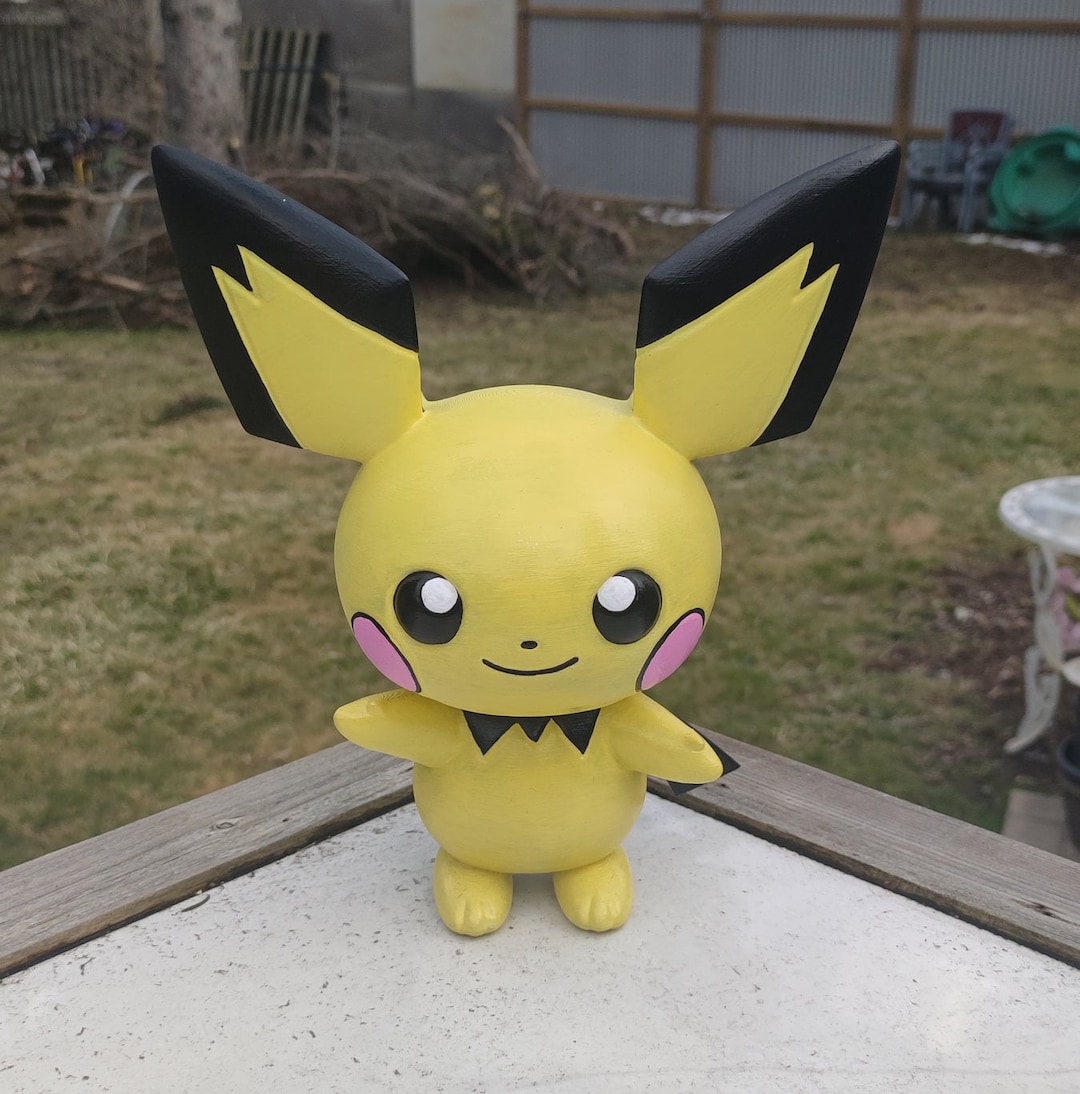 Pokemon Photo Props Life-size Pichu Pokémon 3D Printed & Hand-painted Prop (made to Order ...