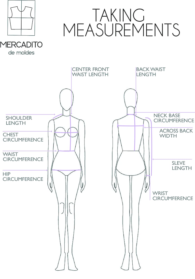 PDF Sewing Patterns - Digital Patterns - Open Back Top - XS/ S / M / L ...