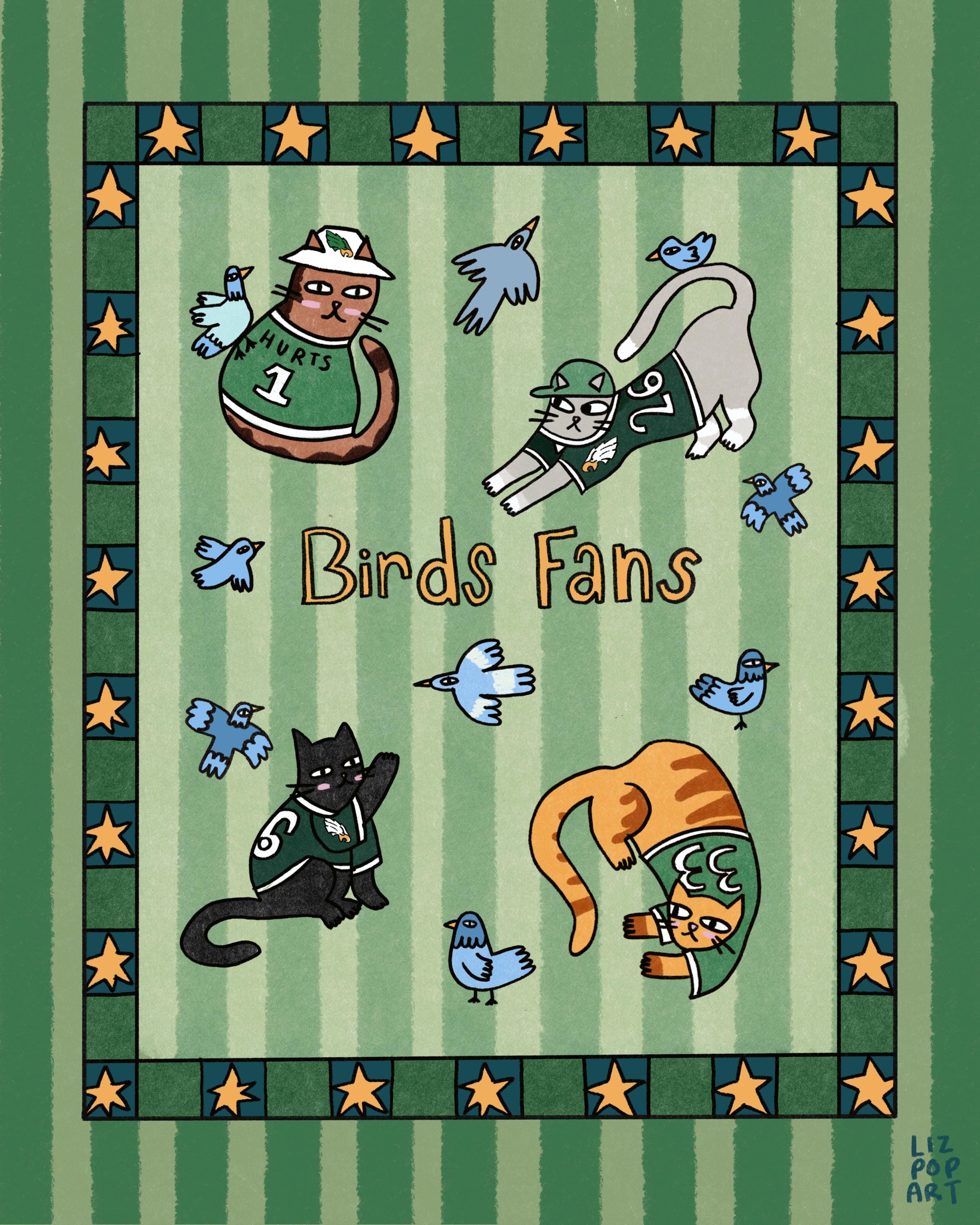 Birds Fans - Etsy