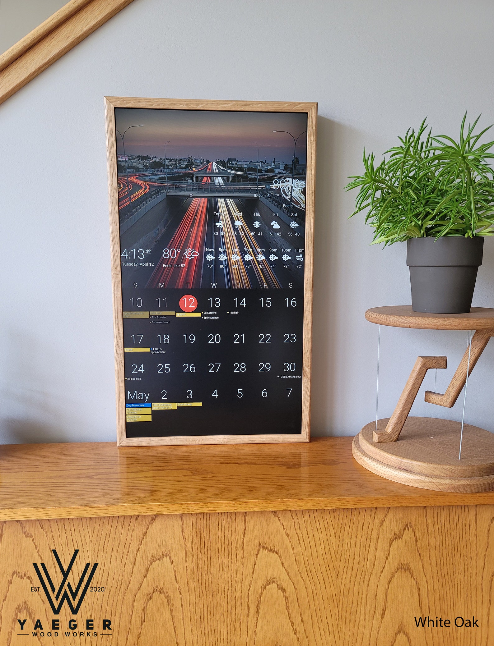 27in Smart Calendar / Smart Wall Display / Photo Viewer Etsy