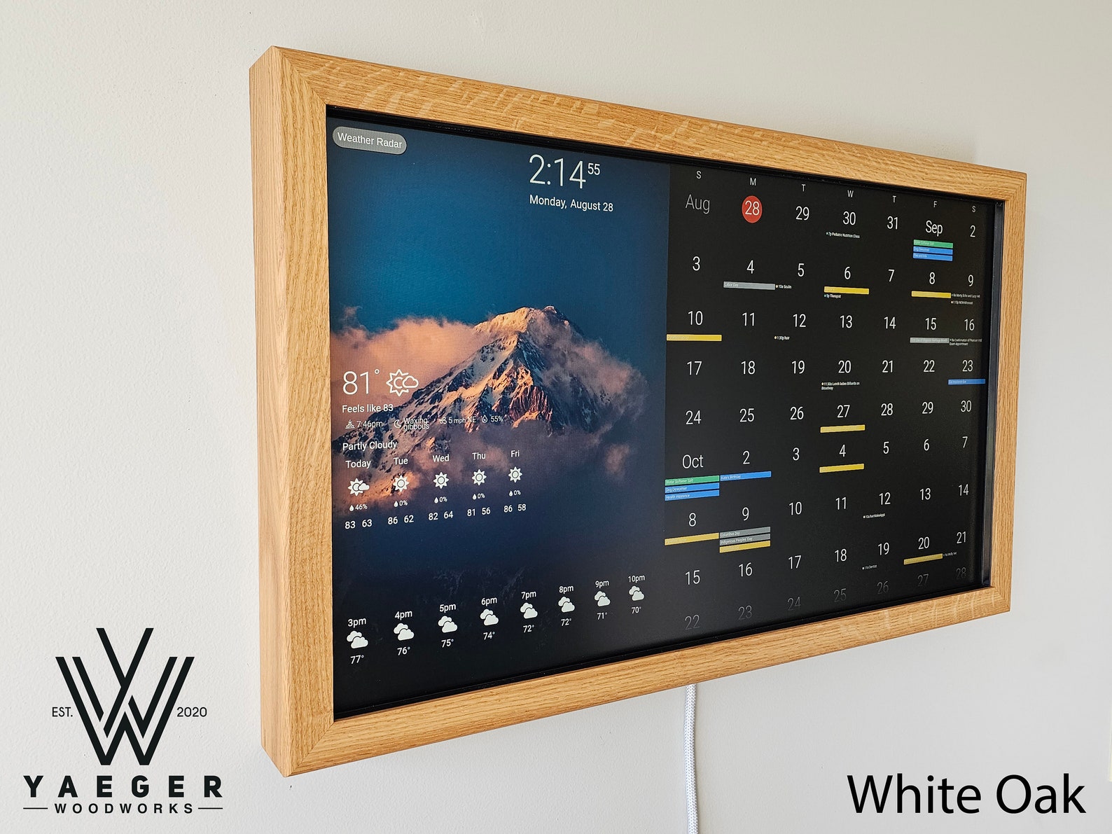 32in Touchscreen Smart Calendar / Smart Home Control Center / Dakboard 32in Touchscreen Smart Calendar / Smart Home Control Center / Dakboard