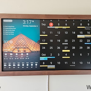 27in Touchscreen Smart Calendar / Dakboard/ Smart Wall Display / Photo Viewer image 1
