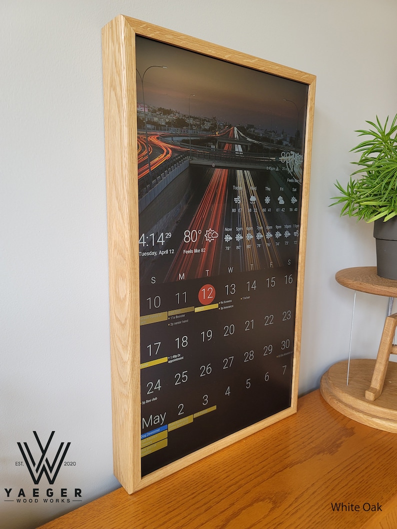 27in Smart Calendar / Smart Wall Display / Photo Viewer Etsy