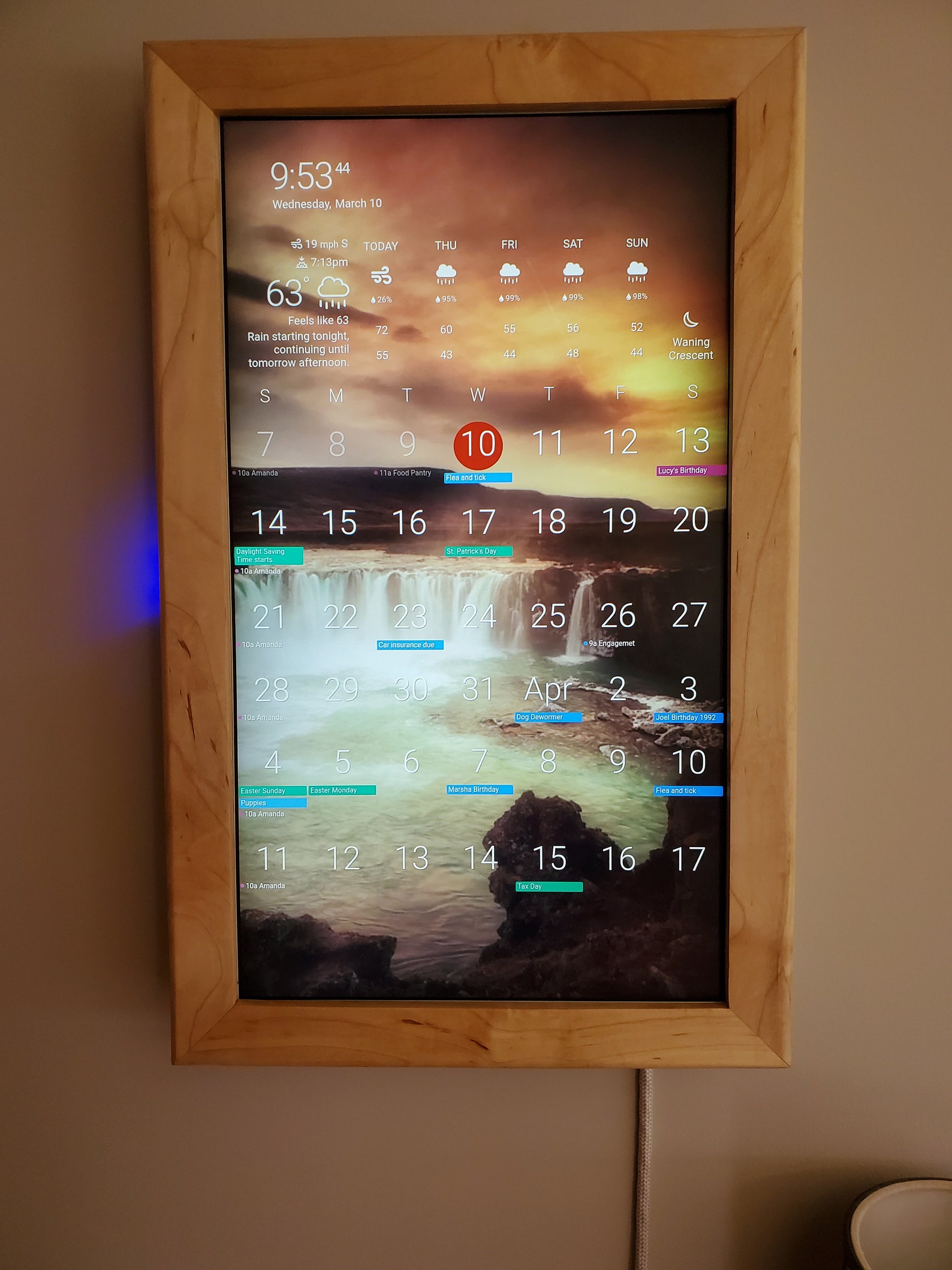 Smart Wall Display / Smart Calendar / Photo Viewer Etsy