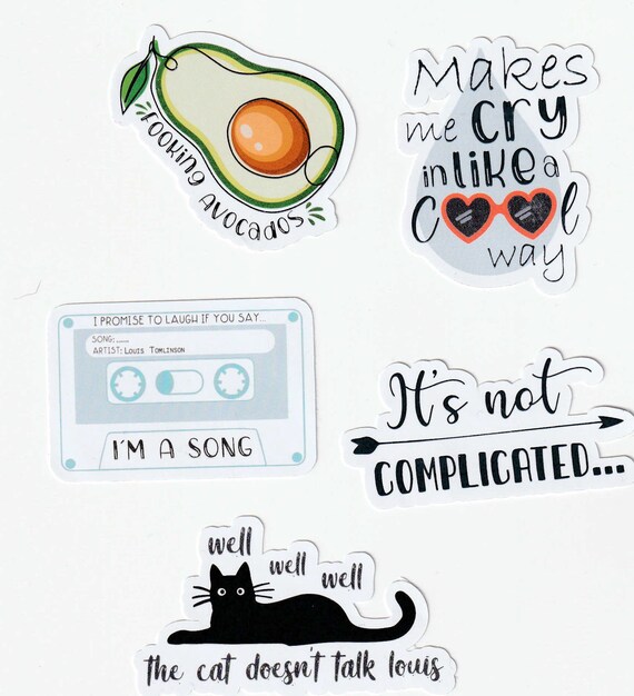 one direction inside jokes stickers 1 etsy uk