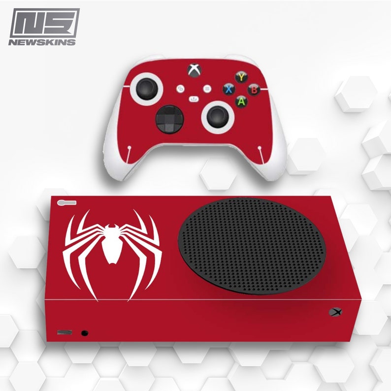 Spiderman Xbox Series S Skin Superhero XBOX Console and | Etsy
