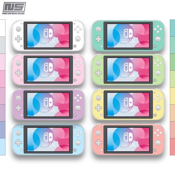Nintendo Switch Lite Skin Thème de couleur rouge et bleu classique