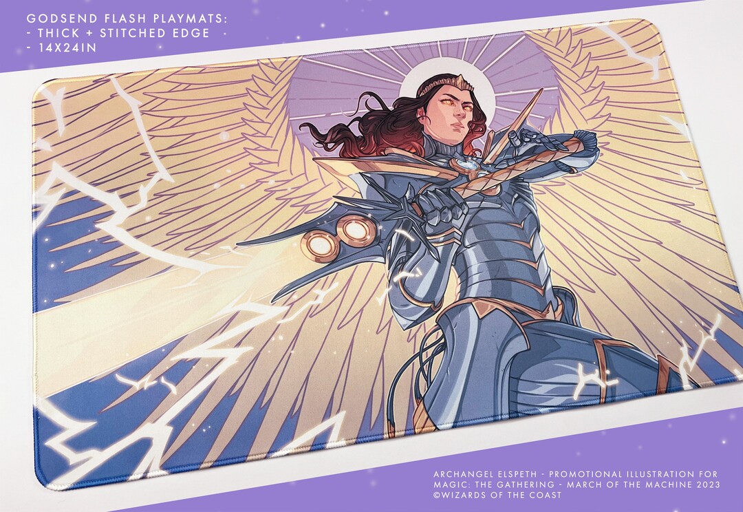 Godsend Flash archangel Elspeth Playmats Etsy
