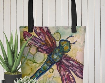 Borsa tote a forma di libellula