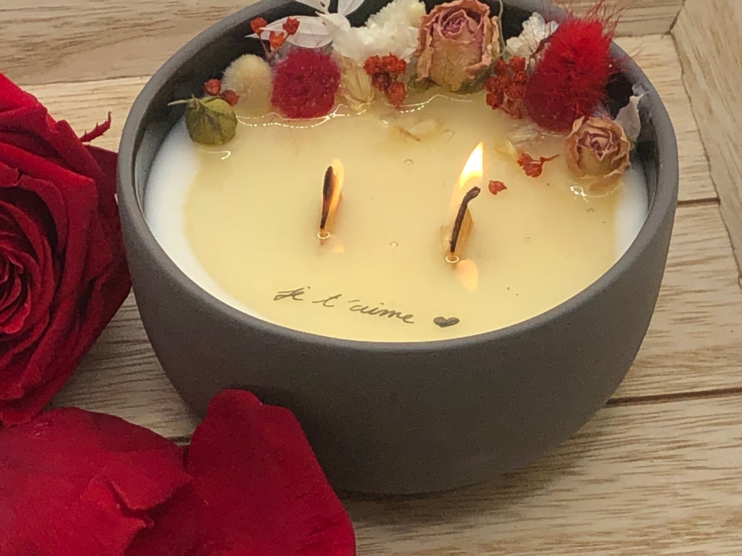 Bougie Saint Valentin, Parfum Lou Lou