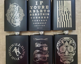 8 oz. Custom Hip Flasks