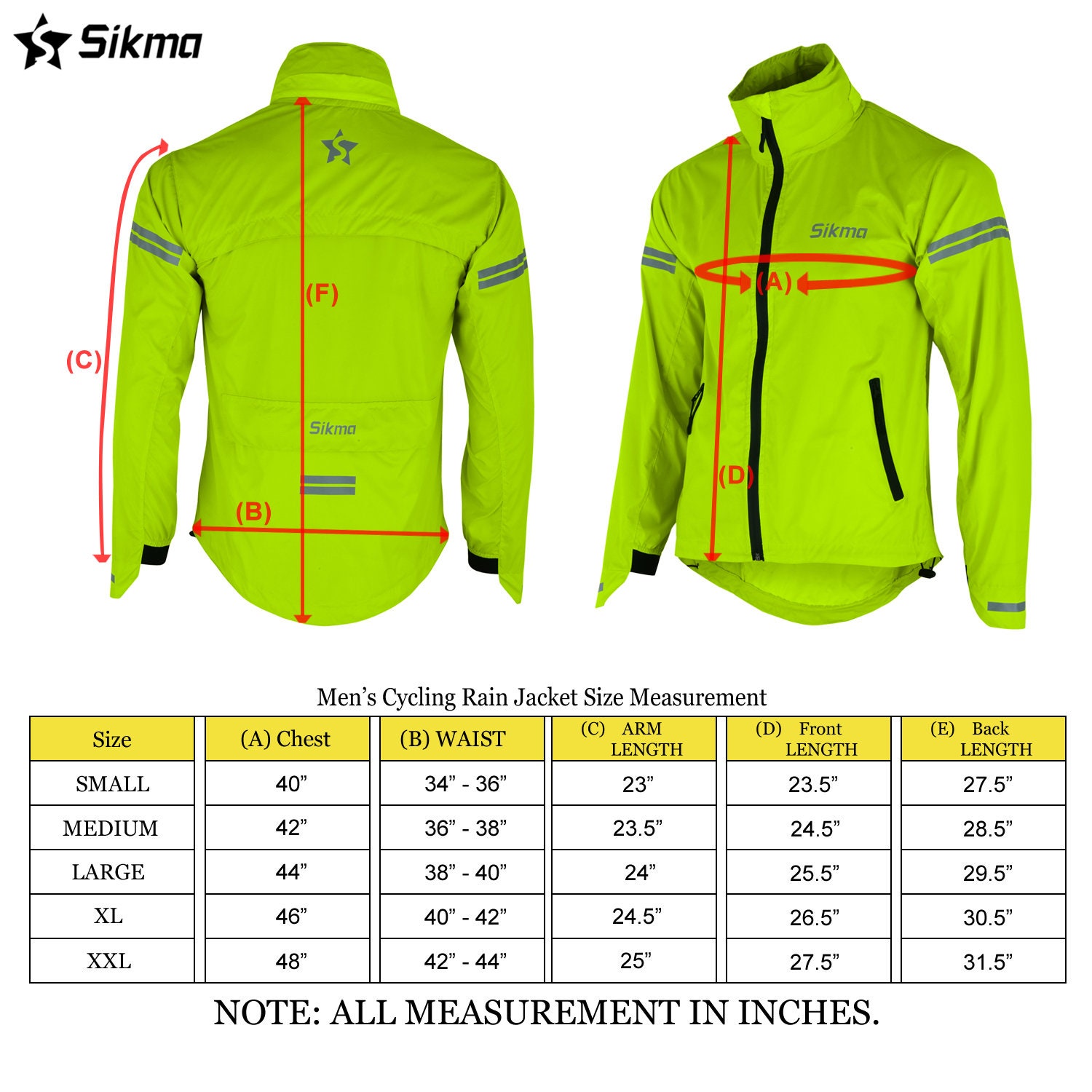 Mens Cycling Rain Jacket Hooded Casual Wear Waterproof Outdoor - Etsy ...
