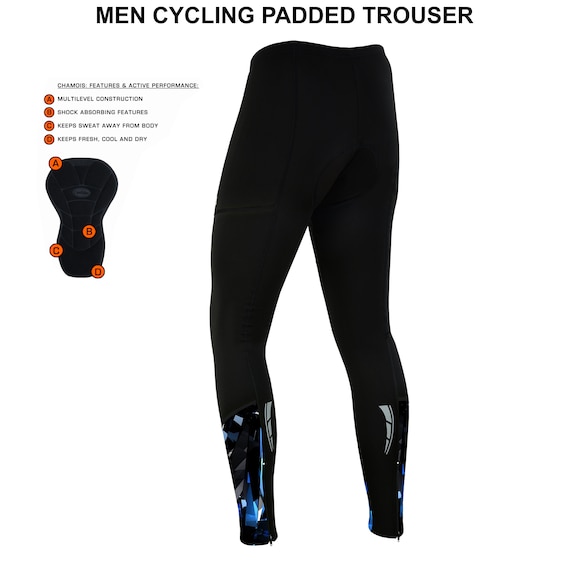 Mens Cycling Tights Winter Thermal 
