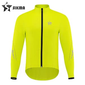 Cycling rain Jacket High Visibility Waterproof Running Top Coat S to 2XL Running outdoor Sikma