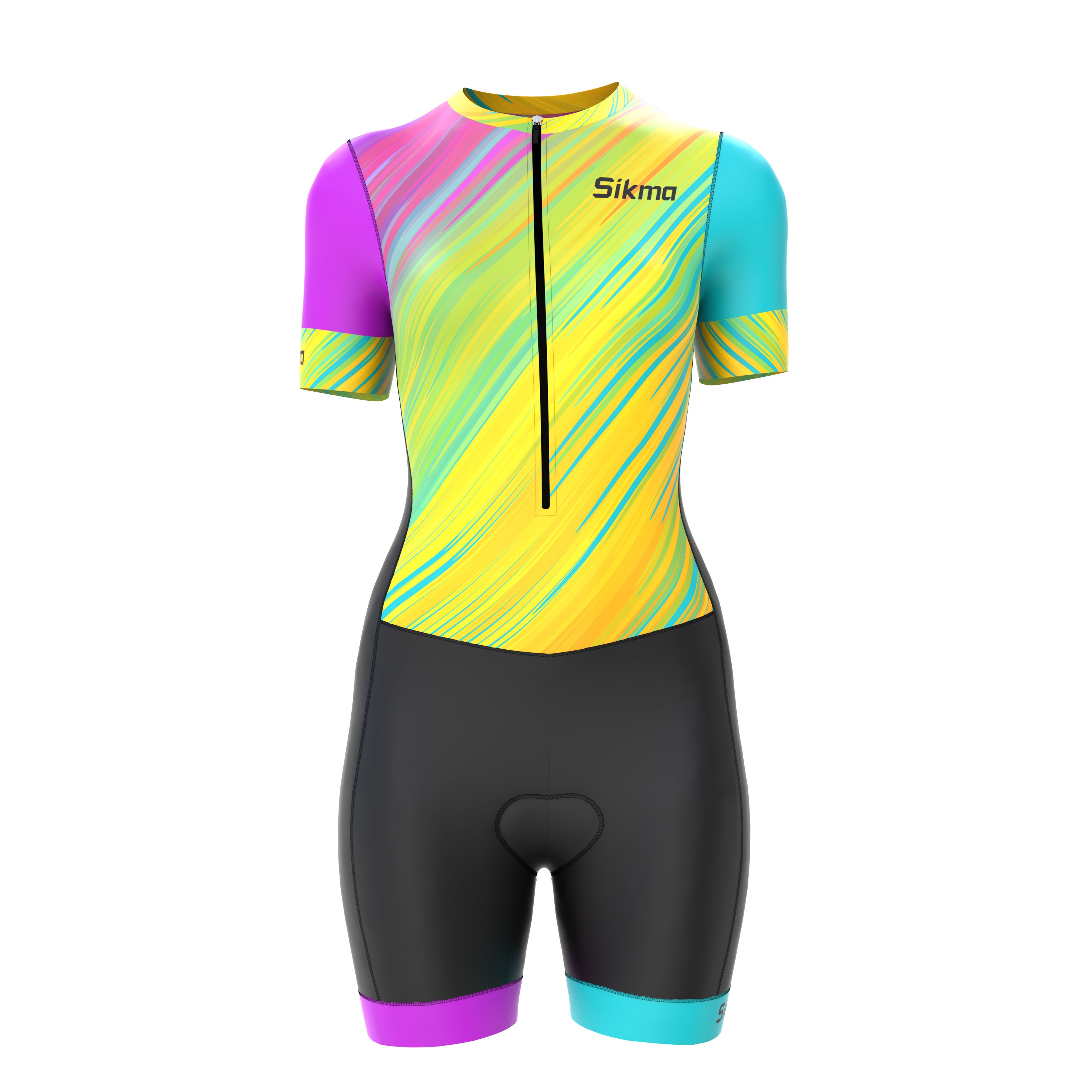 Women's Triathlon Skinsuit: Sikma Cycling, Swimming, Running Suit