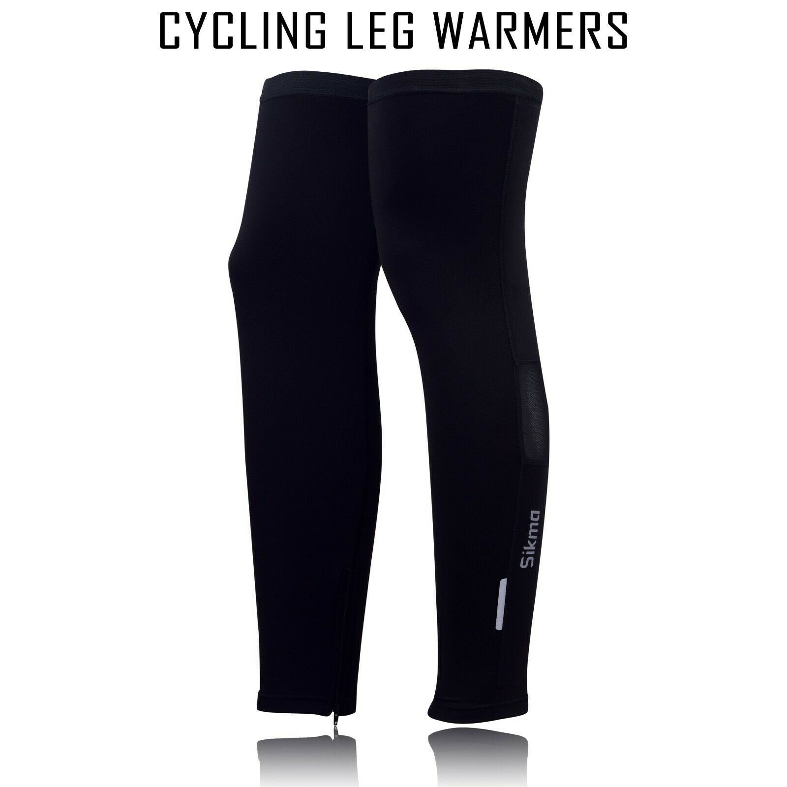 Cycling Winter Leg Warmers Bicycle Compression Running Thermal Roubaix Knee Pair