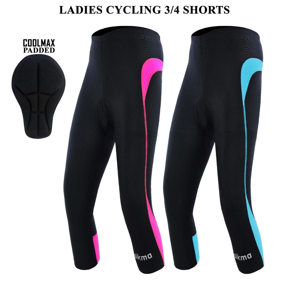 Ladies cycling hotsell shorts padded uk