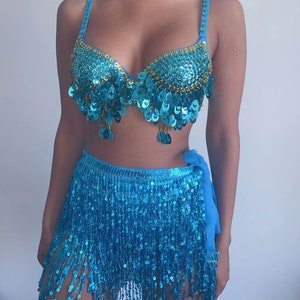 Aazon.co: AFAVO Woen Festival Rave Outfit Usic Party Halter Tassel - View #9