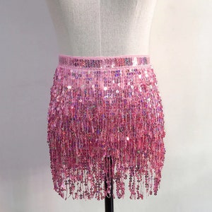 Aazon.co: AFAVO Woen Festival Rave Outfit Usic Party Halter Tassel - View #3