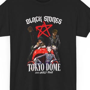 NANA Anime Black Stones Tour Shirt, Vintage Rock Band Style Tee for Fans of Nana Osaki Manga, Japanese Streetwear