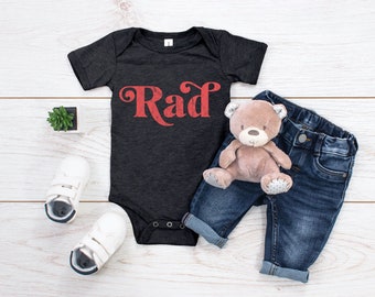 Rad Baby Bodysuit | Cute Baby Clothes | Baby Shower Gift | Gender Neutral Baby Gift | Pregnancy Gift | Gift for Mom | Gift for Baby