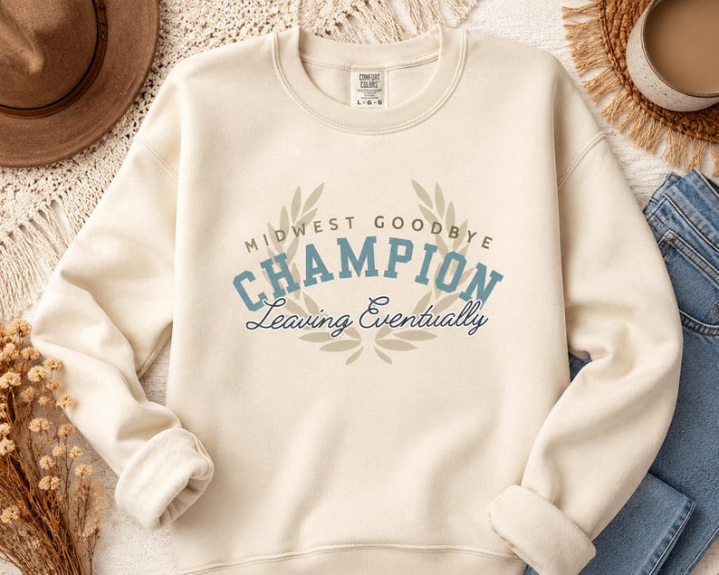 Midwest Goodbye Champion PNG | Funny Midwest Shirt Design | Vintage - Etsy