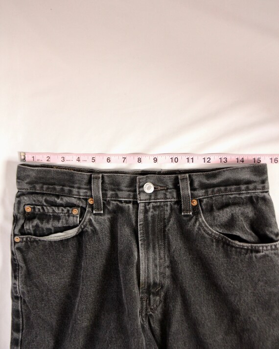 Black 550 Levi's Jeans