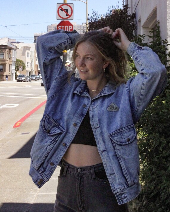 Acid Wash Jean Jacket