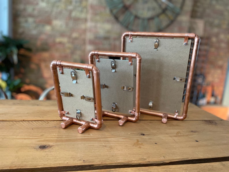 Copper Pipe Photo Frames Etsy