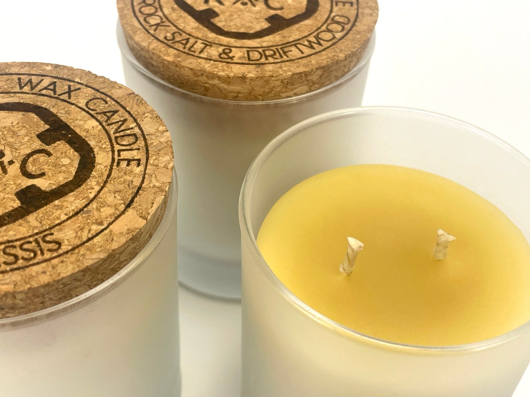 100 Pure Beeswax Air Purifying Allergy Candle in A Jar Etsy