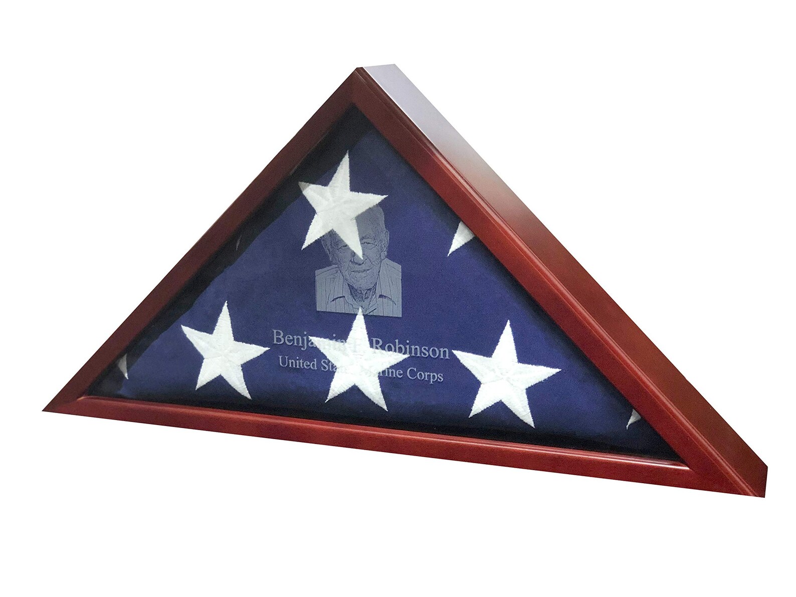 Photo Personalized Flag Case Laser Engraved for American Etsy