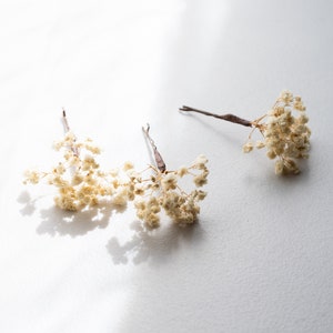 Baby&#39;s Breath Hair Pins: Boho Wedding Hair Accessories