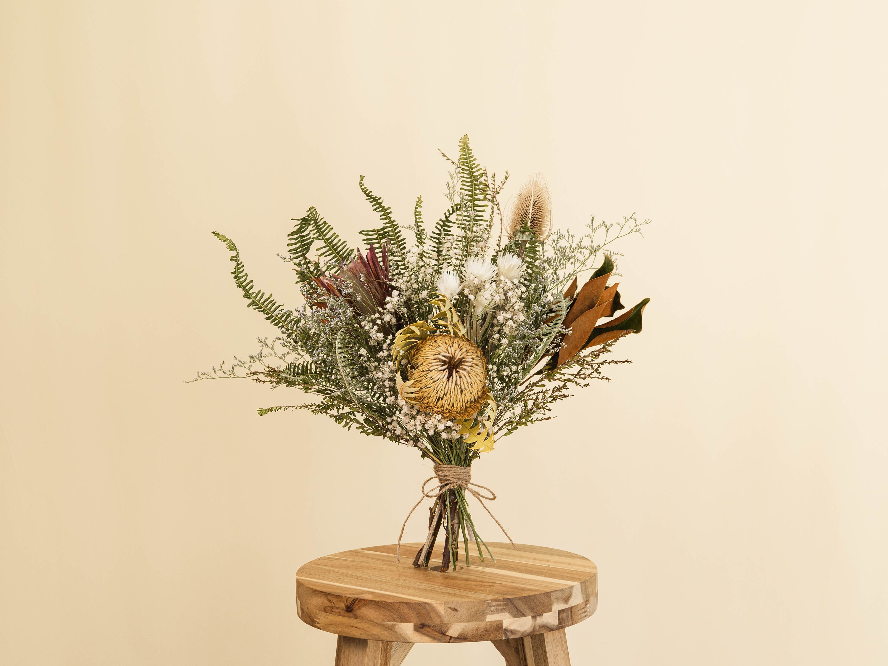 Australian Dried and Preserved Native Flower Bouquet Protea Etsy