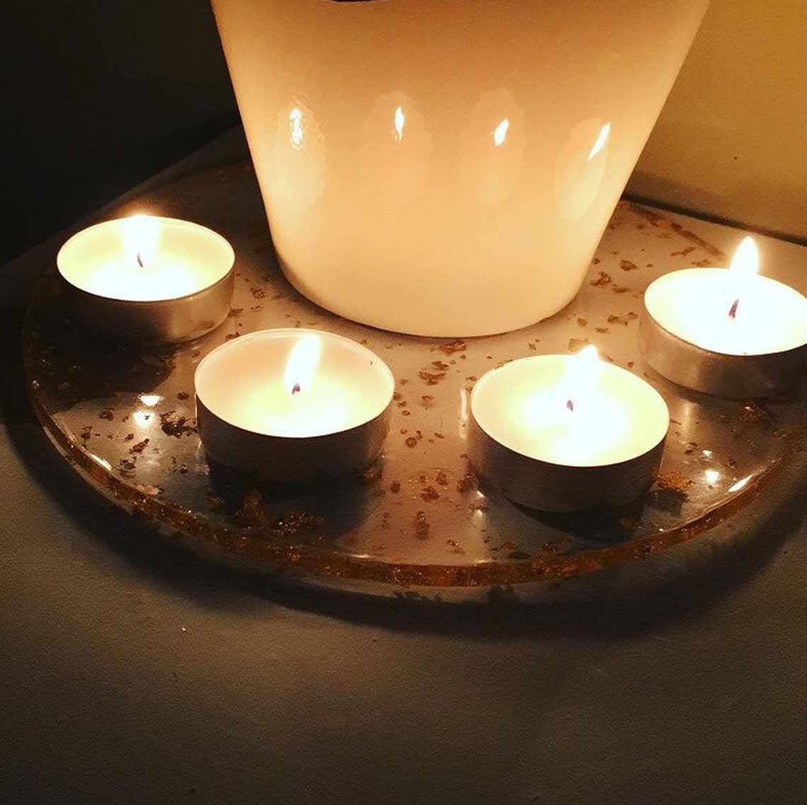 18cm candle plates Etsy