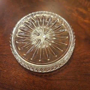 Princess House Crystal Coasters Set of 6
