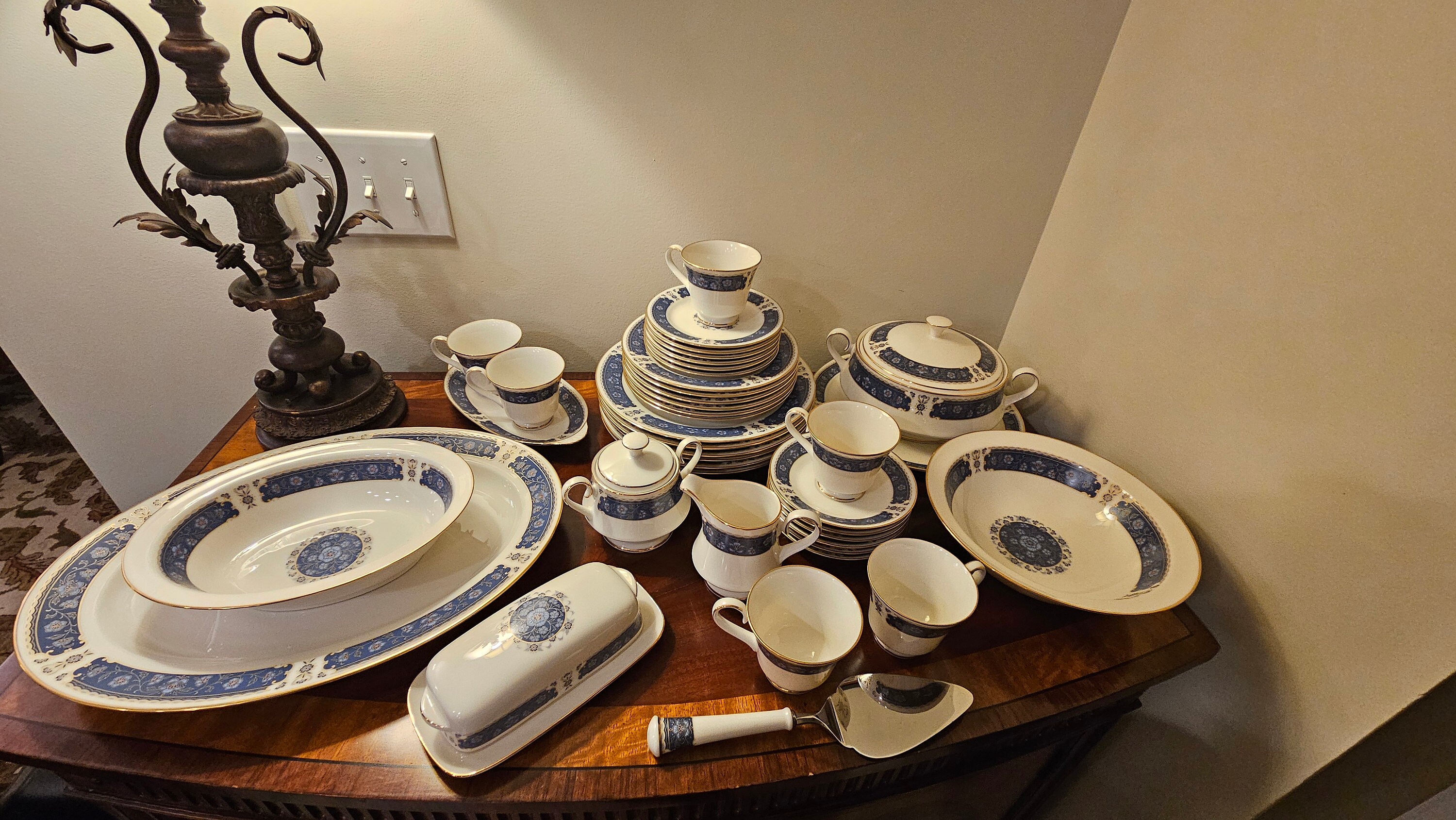 Vintage Carico Renaissance 7951 Fine China Set of 6