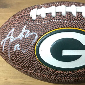 Aaron Rodgers Autographed Green Bay Packers (Green #12) Deluxe