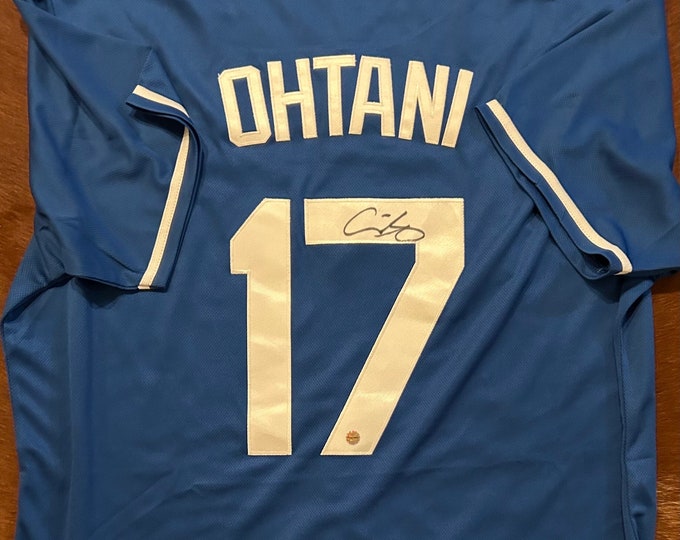 Shohei Ohtani #17 Los Angeles Dodgers Custom Jersey - Blue, One Size, Ships Fast