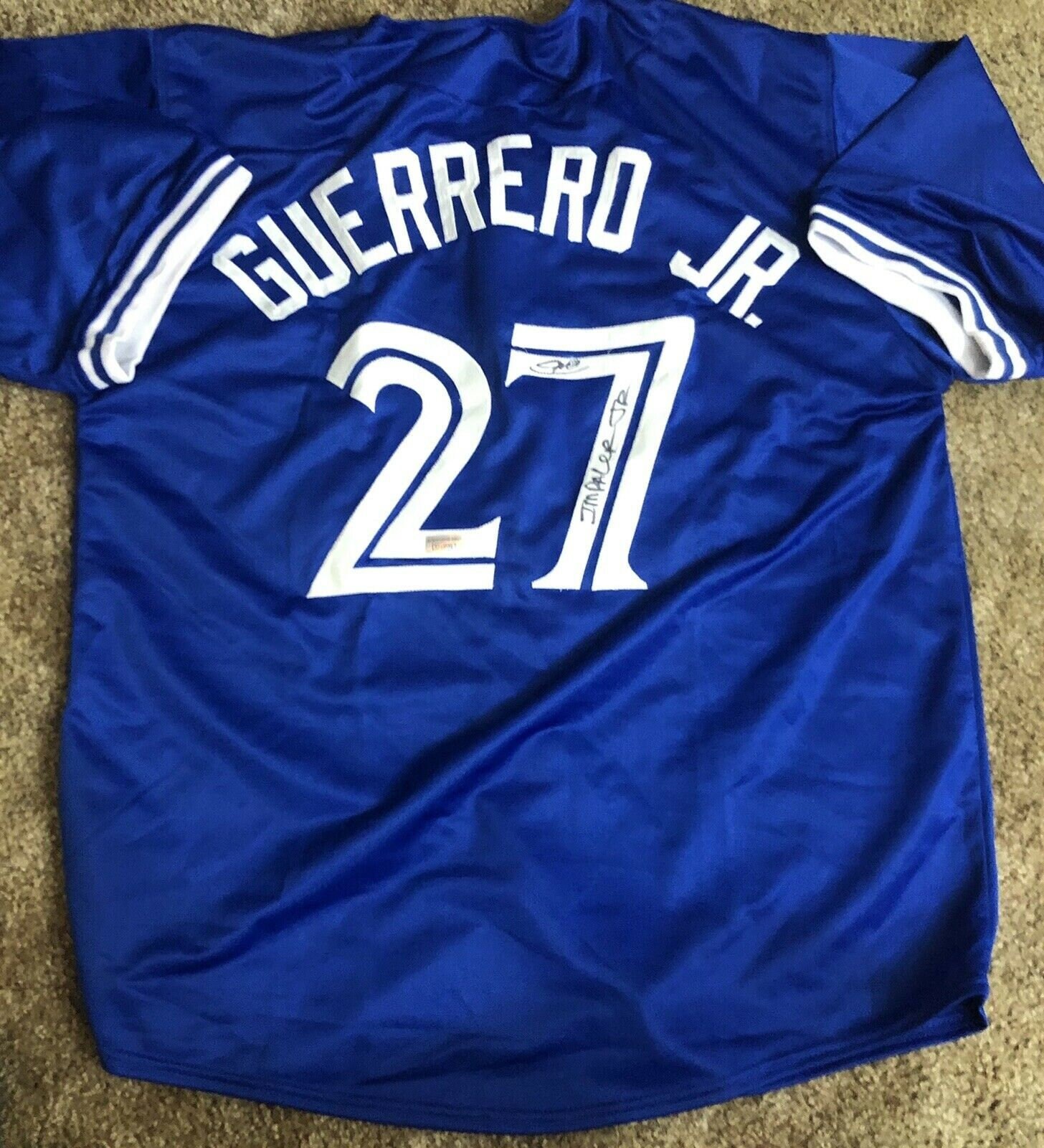 Vladimir Guerrero Jr Autographed Toronto Signed Nike Baseball Jersey JSA COA