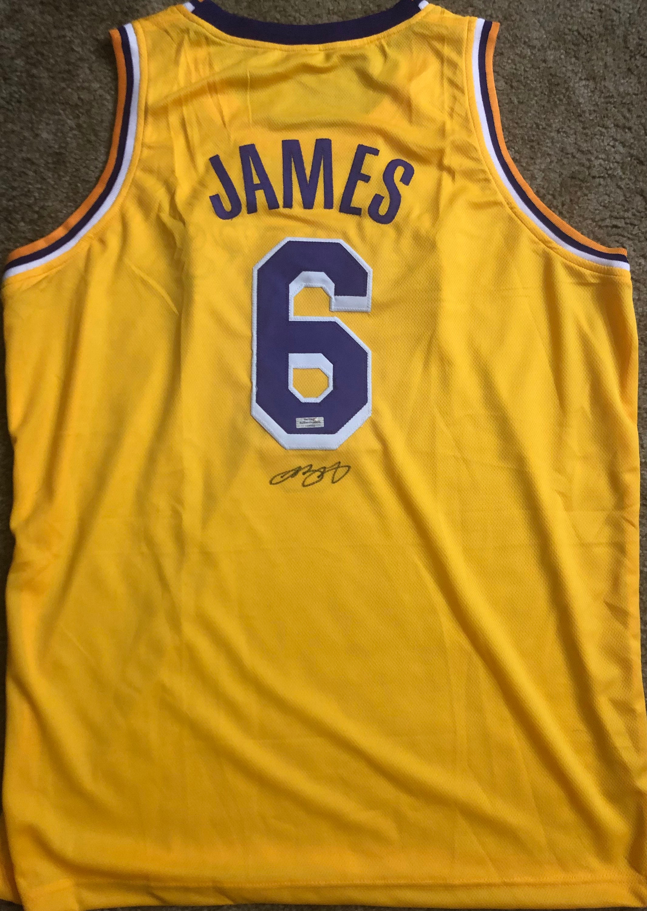 LeBron James Jersey, LeBron James NBA All-Time Points Leader Memorabilia, Lakers  Jerseys, Autographs