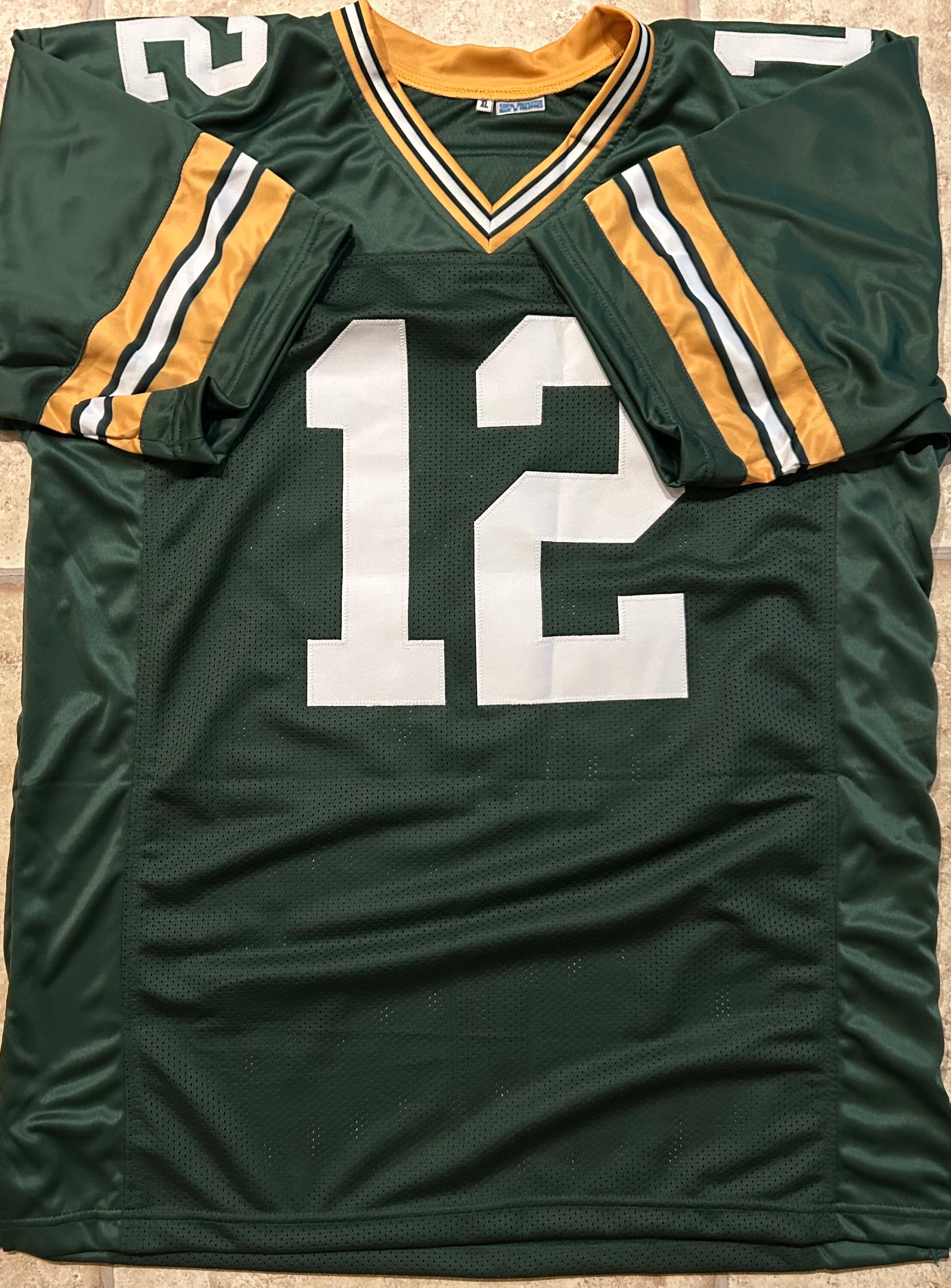AARON RODGERS Signed Green Bay Packers Green Custom Jersey With COA Etsy Australia